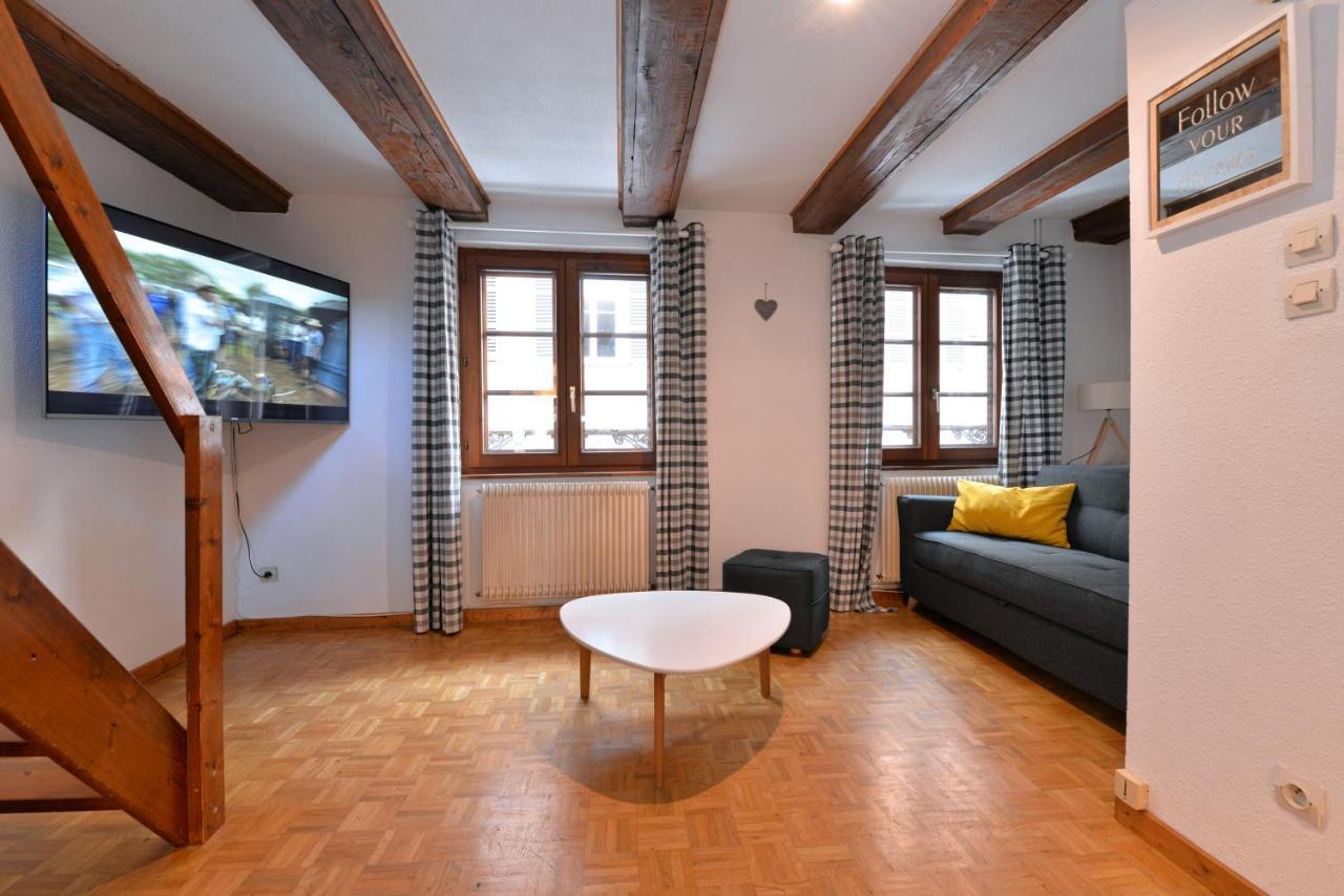Appartement La Grande Terrasse Du Centre Colmar Exterior foto